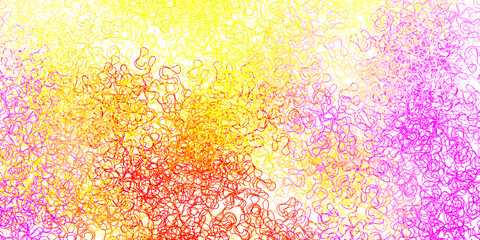 Light multicolor vector pattern with wry lines.