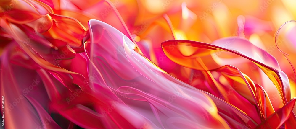Poster vivid and juicy abstracts with a copy space image