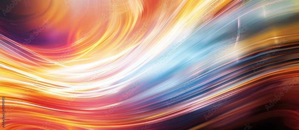 Poster Abstract background created through a long light exposure ideal for use as a copy space image