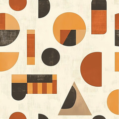 Abstract Shapes seamless pattern