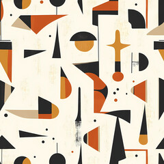 Abstract Shapes seamless pattern