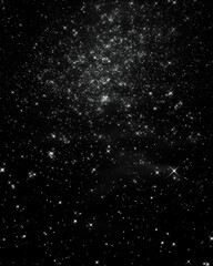 Obraz premium Star cluster in black space