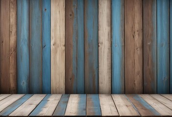 Naklejka premium Natural old grungy wood textured. The wooden line for background, ai