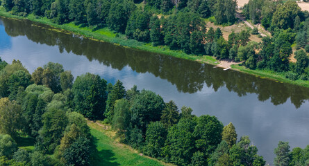 Obraz premium Nemunas Bend – A Natural Beauty and Tourism Gem in Alytus County