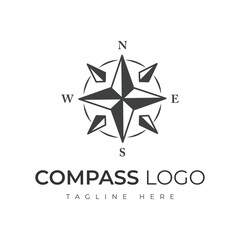 Compass Logo Icon Design Vector Template