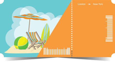 Stylish, pleasant romantic, with the understanding that you are flying to a beautiful holiday country, with obviously beautiful flowers, and a wonderful atmosphere, Air ticket