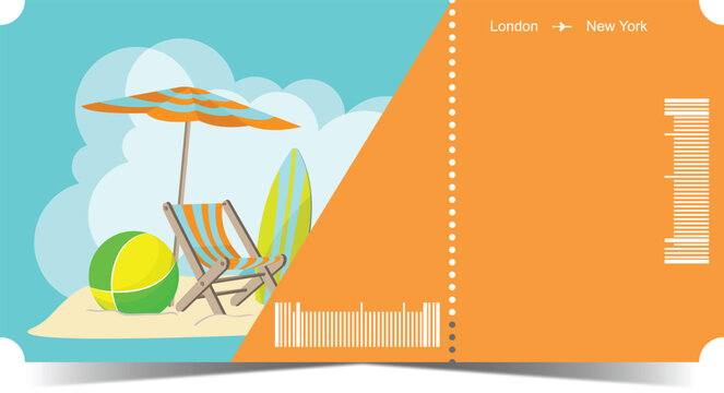 Stylish, pleasant romantic, with the understanding that you are flying to a beautiful holiday country, with obviously beautiful flowers, and a wonderful atmosphere, Air ticket