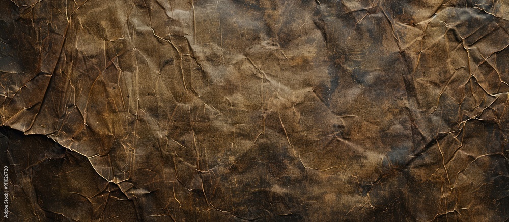 Wall mural grunge textured paper in dark brown providing a backdrop for your design with copy space image.