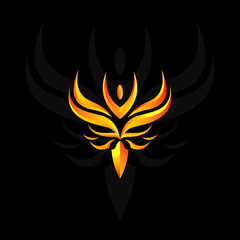 The fire garuda symbolizes courage, agility, strength and self-confidence.