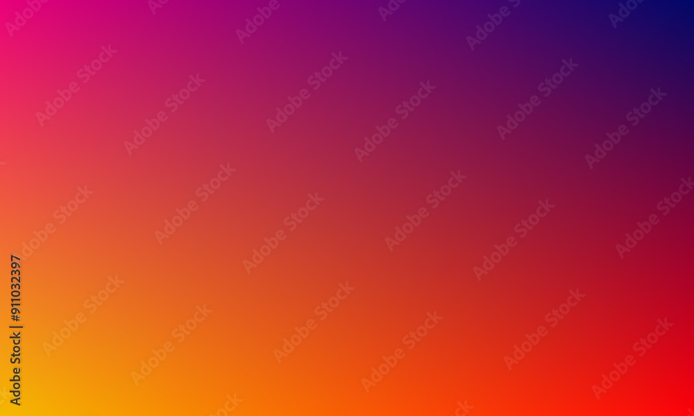 Poster modern digital vivid red and yellow gradient background