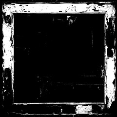 Monochrome Elegance: Textured Frame black and white