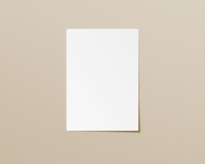 Minimal Beige Poster Mockup