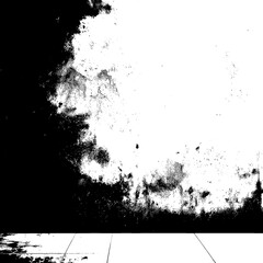 Dusty Concrete Wall Texture - Background with Subtle Particles, Grunge Style, High-Contrast Design