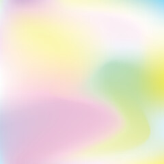 Abstract blurred gradient mesh background. Colorful smooth banner template. Holographic Texture. Metal Gasoline Brochure. Purple Pop Background. Neon Poster. Y2k