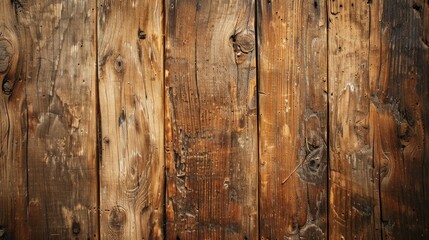Obraz premium A close-up view of rustic wooden planks with distinct knots and grains, highlighting the natural, rugged beauty and texture that makes wooden surfaces timeless and unique.