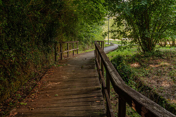 path of the senses, Miño, La Coruña, Galicia