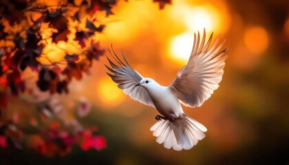 Birds in flight, vibrant colors, dynamic scenes, close-up, detailed