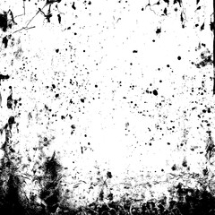 Rough Grunge Surface with Mud Splatter Texture