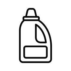 Obraz premium clothes freshener detergent line icon vector design in trendy style
