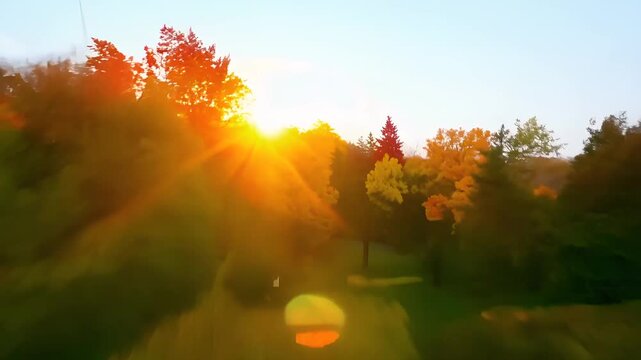 Summer, Autumn and winter concept.