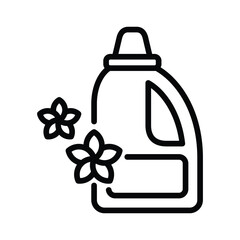 clothes freshener line icon vector design in trendy style