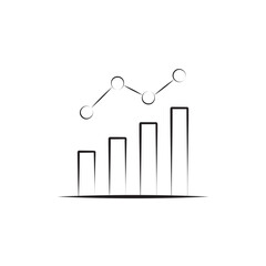 vector illustration of mascot icon in business, business