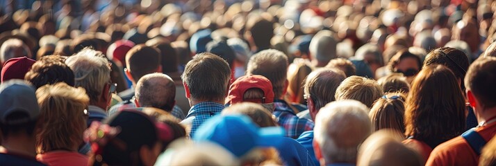 Obraz premium conservative republican political rally