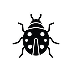 Lady Bug vector icon