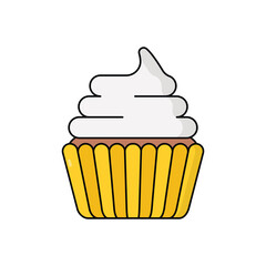 Cupcake  vector icon