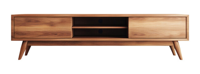 Fototapeta premium PNG Tv cabinet sideboard furniture wood.