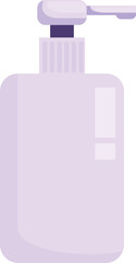 Plastic bottle dispenser containing a cosmetic product for showering, taking care of hygiene