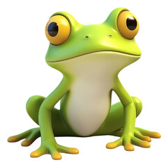 Fototapeta premium PNG Frog amphibian wildlife cartoon.