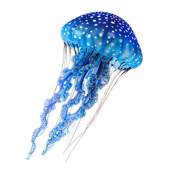 recommend clip art: Blue jellyfish clip art