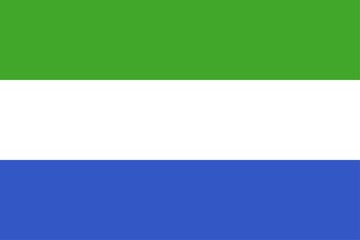  flag of Sierra leone 
 