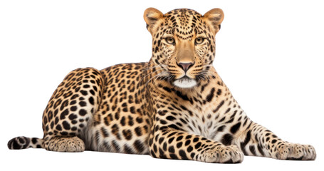 Fototapeta premium PNG Wildlife leopard cheetah animal.