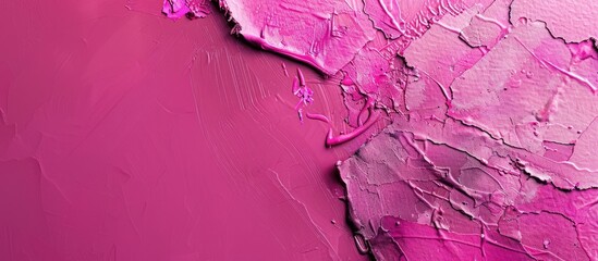 Naklejka premium Magenta paint embellishing paper texture in a captivating copy space image