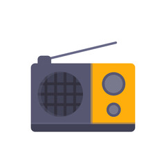 Radio minimalist vector illustration ,simple transparent graphic element .Isolated on white background