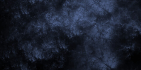 Dark black stone texture background, Old grunge texture background with stains scratches. abstract black marble background, black paper texture or concrete wall as background. Blue color dust particle