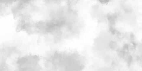 White watercolor painting background abstract silver cloud texture. Cloudy sky with heavy clouds in a bad weather. Abstract background with smoke on white and Fog and smoky effect for photos design.