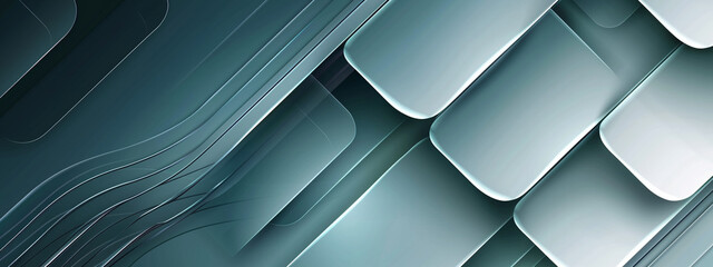 Soft blue abstract background for an innovation program proposal with combination of geometrical design,  Blurred blue abstract background. Abstract teal background