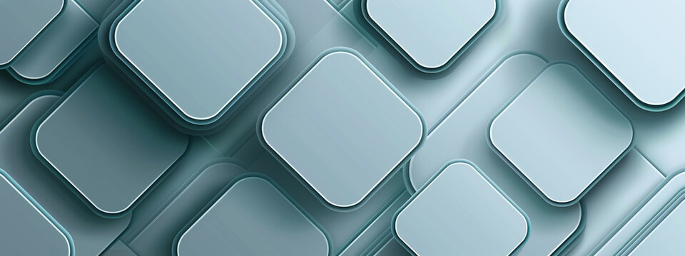 Soft blue abstract background for an innovation program proposal with combination of geometrical design,  Blurred blue abstract background. Abstract teal background