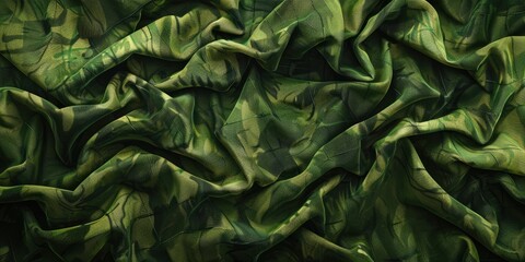 Classic Green and Brown Camouflage Pattern