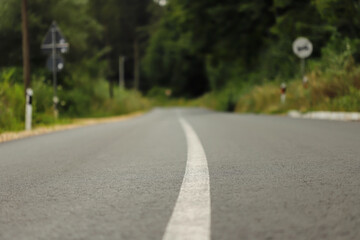 Road in the countryside