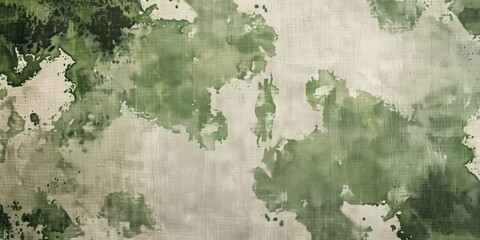 Modern Green Camo Design, Stylish Military Camouflage Art