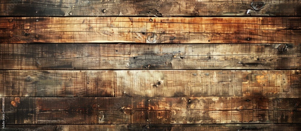 Wall mural vintage rustic wooden background with a grungy texture and natural pattern perfect for a rustic copy