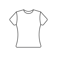 Naklejka premium T Shirt vector icon