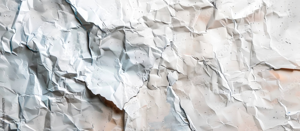 Poster graphic design asset with a textured white paper background ideal for blending and enhancing images 