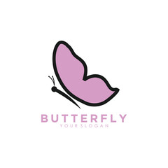 beauty butterfly design with creative concept