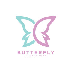beauty butterfly design with creative concept