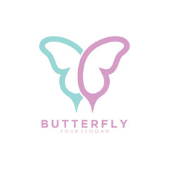 Fototapeta premium beauty butterfly design with creative concept